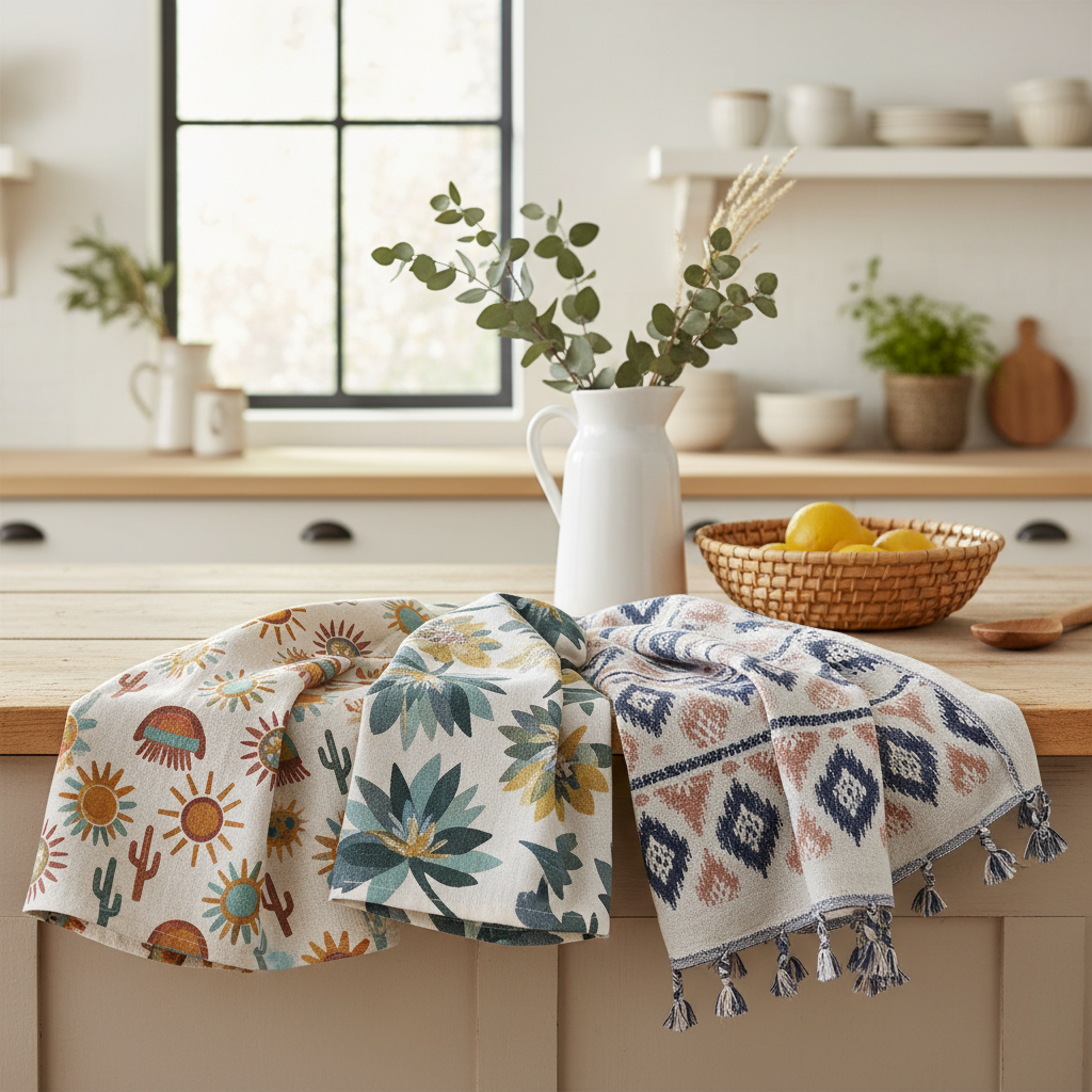 Anthropologie Dish Towels: Elevating Your Kitchen with Boho Charm