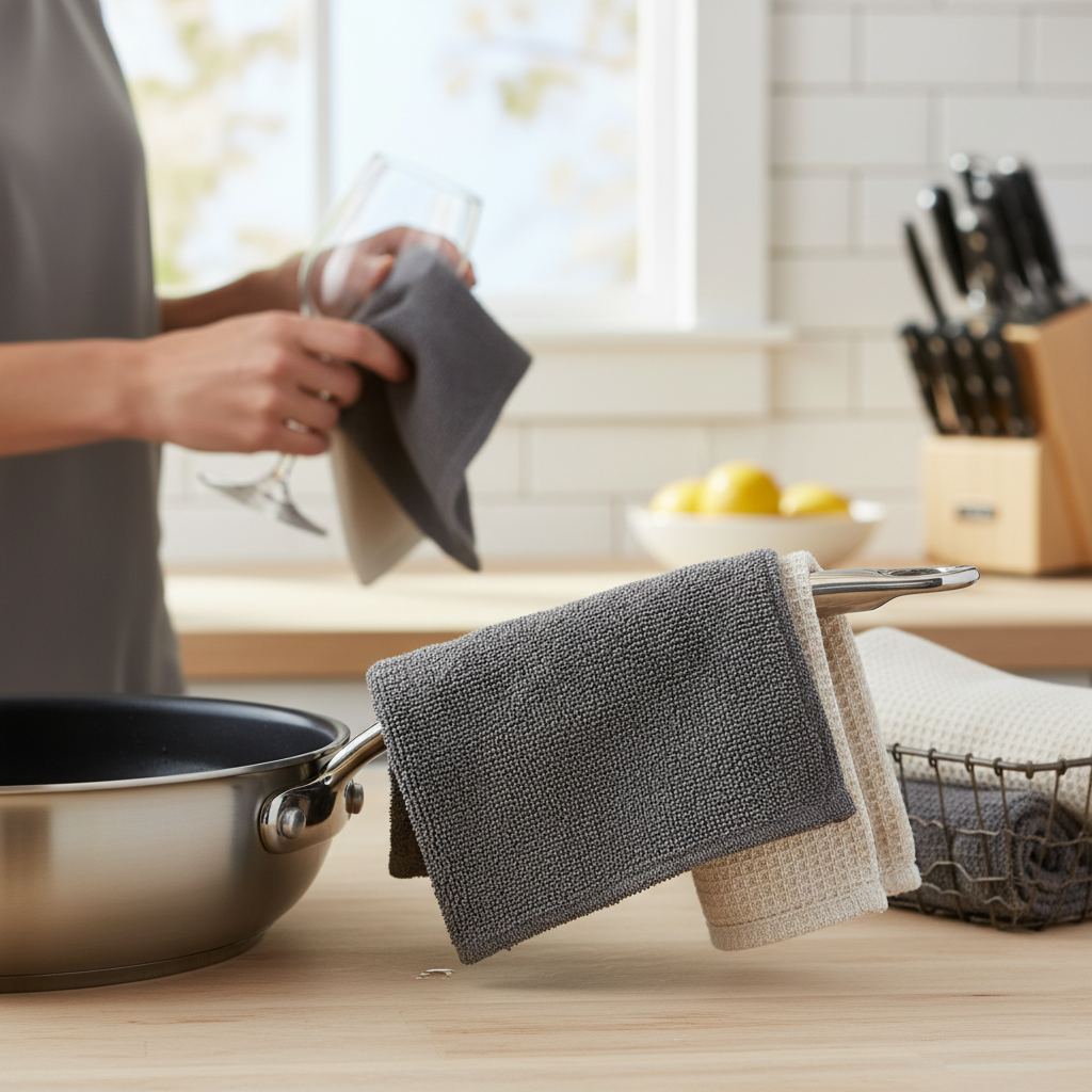All-Clad Dual Kitchen Towel Review: The Ultimate Two-Sided Cleaning Companion