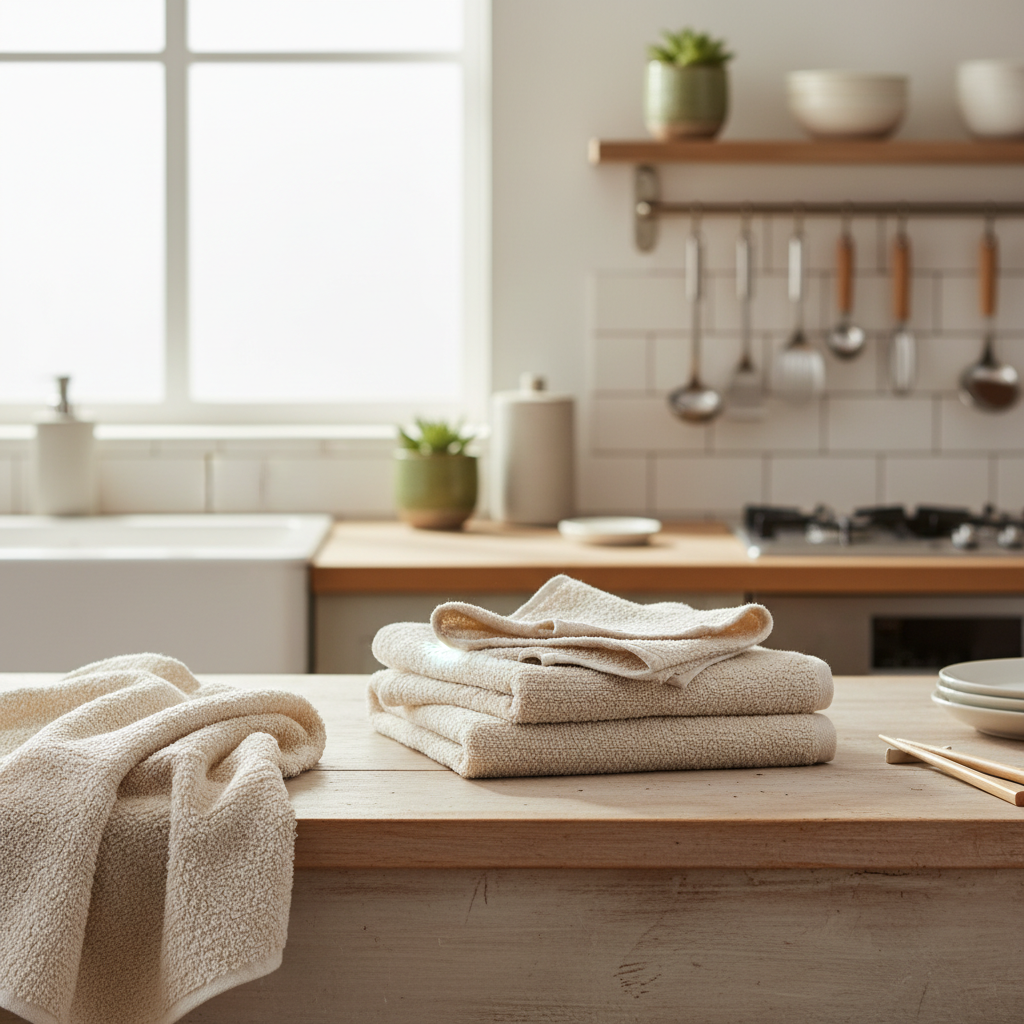 Review: MUJI Indian Cotton Pile Towel (Minimalist Kitchen Essential)